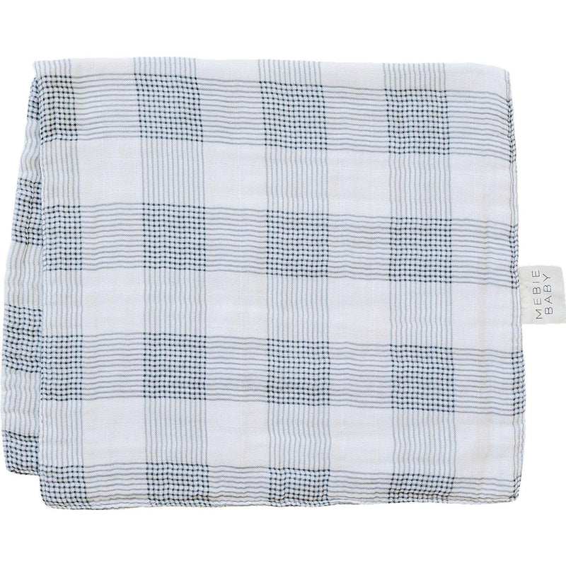 Coastal Plaid Muslin Burp Cloth - BIG FRENCHIES
