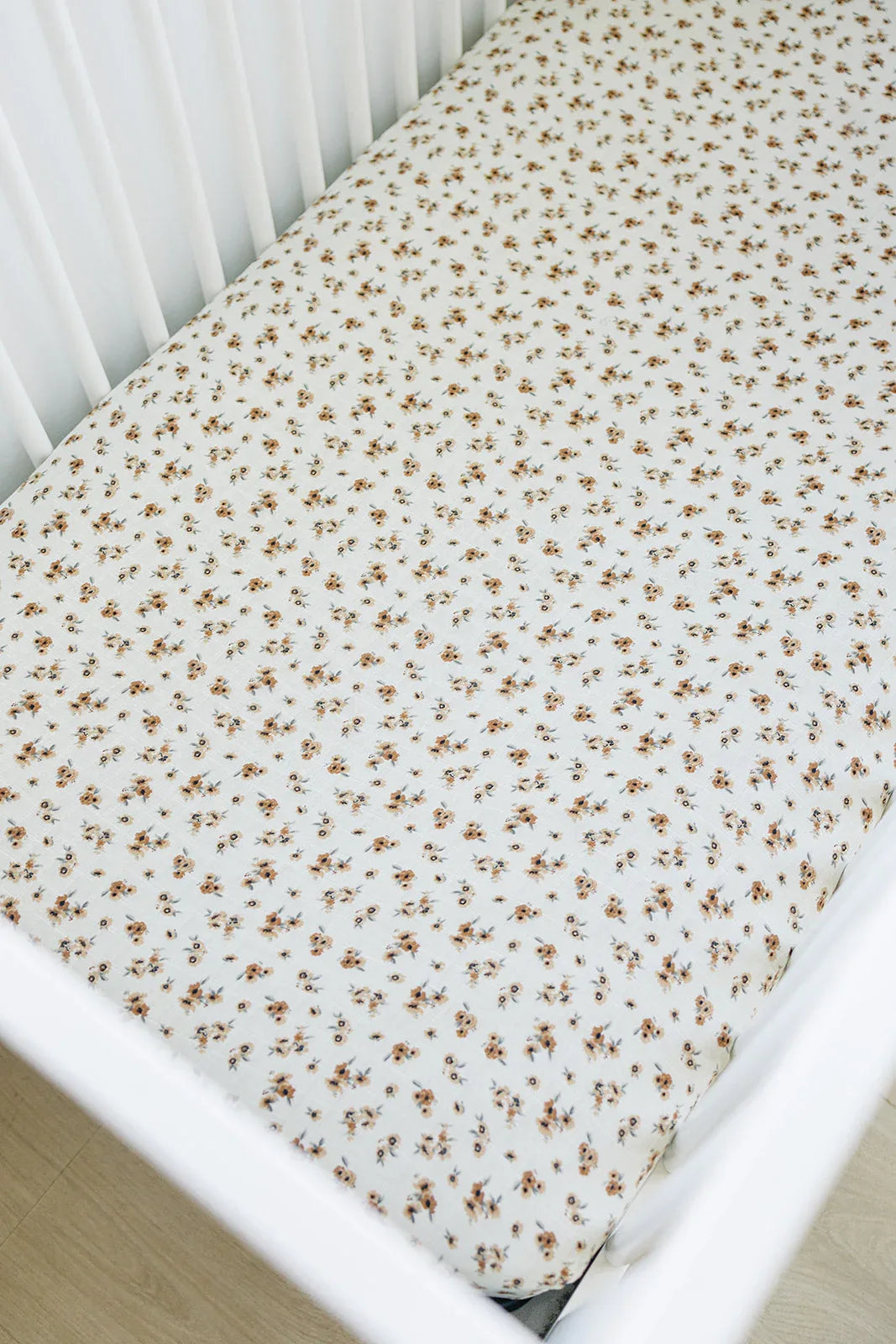 Autumn Bloom Muslin Crib Sheet - BIG FRENCHIES
