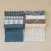 Cream Berry Muslin Swaddle Blanket - BIG FRENCHIES