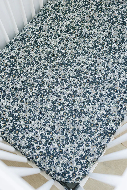 Liberty Floral Muslin Crib Sheet - BIG FRENCHIES