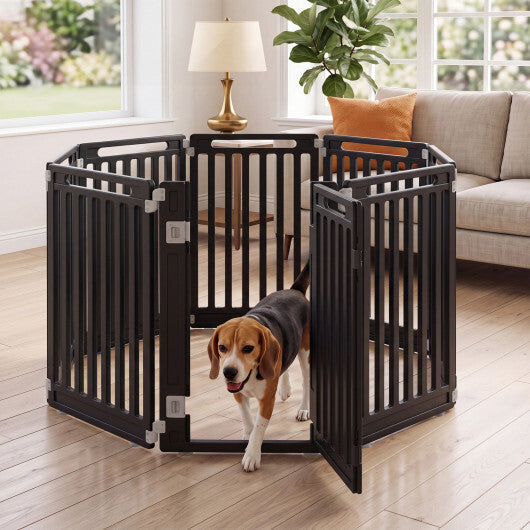 31.5" Height Indoor Outdoor Dog Playpen with 8 Panels-White