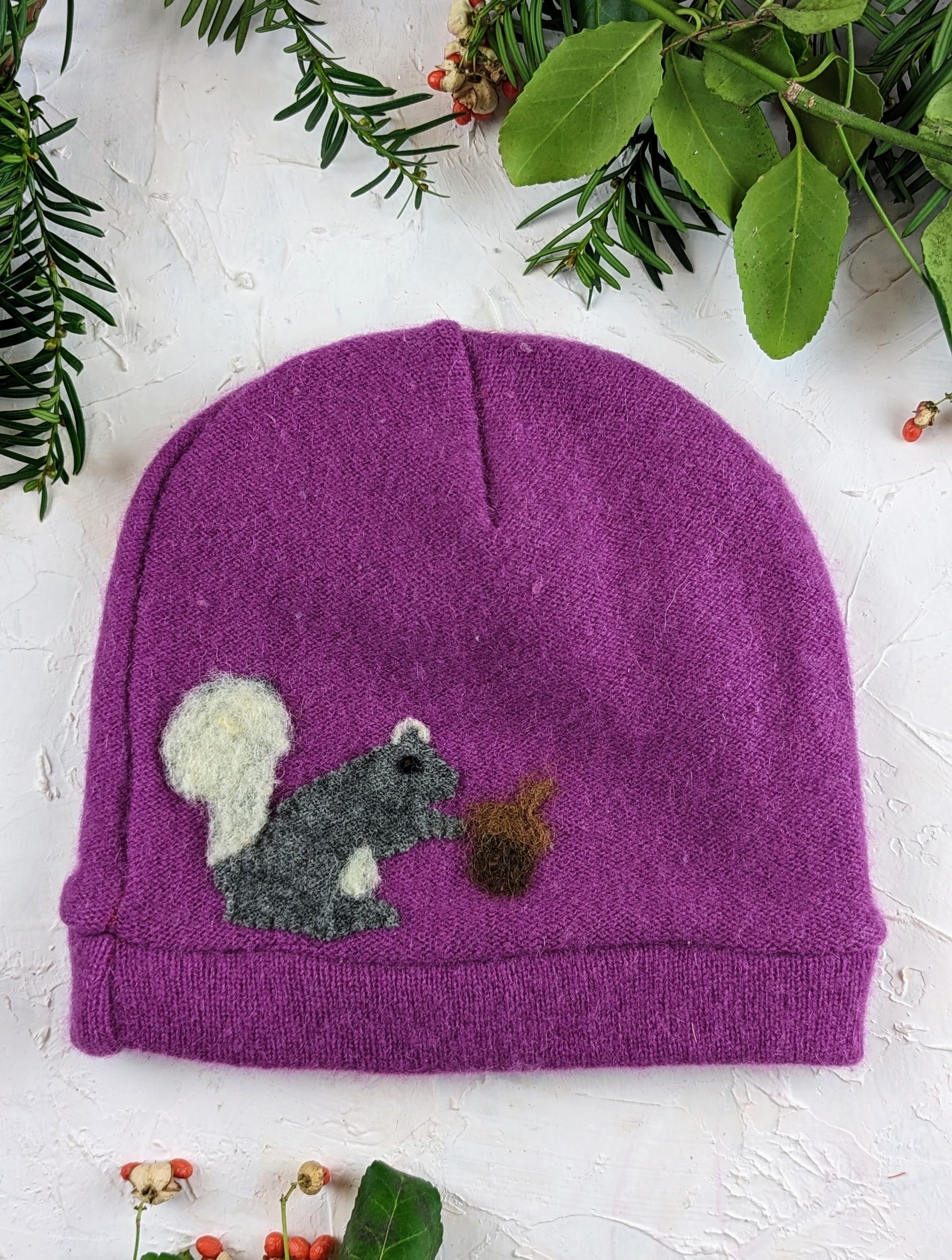 Squirrel Cashmere Hat - Child - BIG FRENCHIES