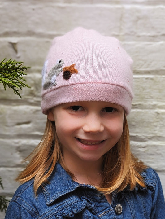 Squirrel Cashmere Hat - Child - BIG FRENCHIES