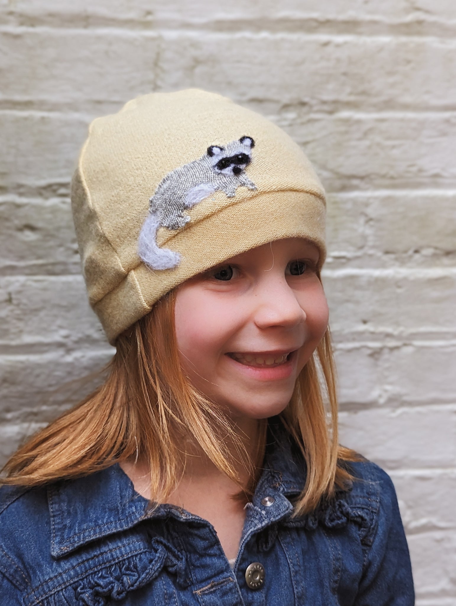Raccoon Cashmere Hat - Child - BIG FRENCHIES