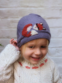 Sleeping Fox Cashmere Hat - Toddler - BIG FRENCHIES