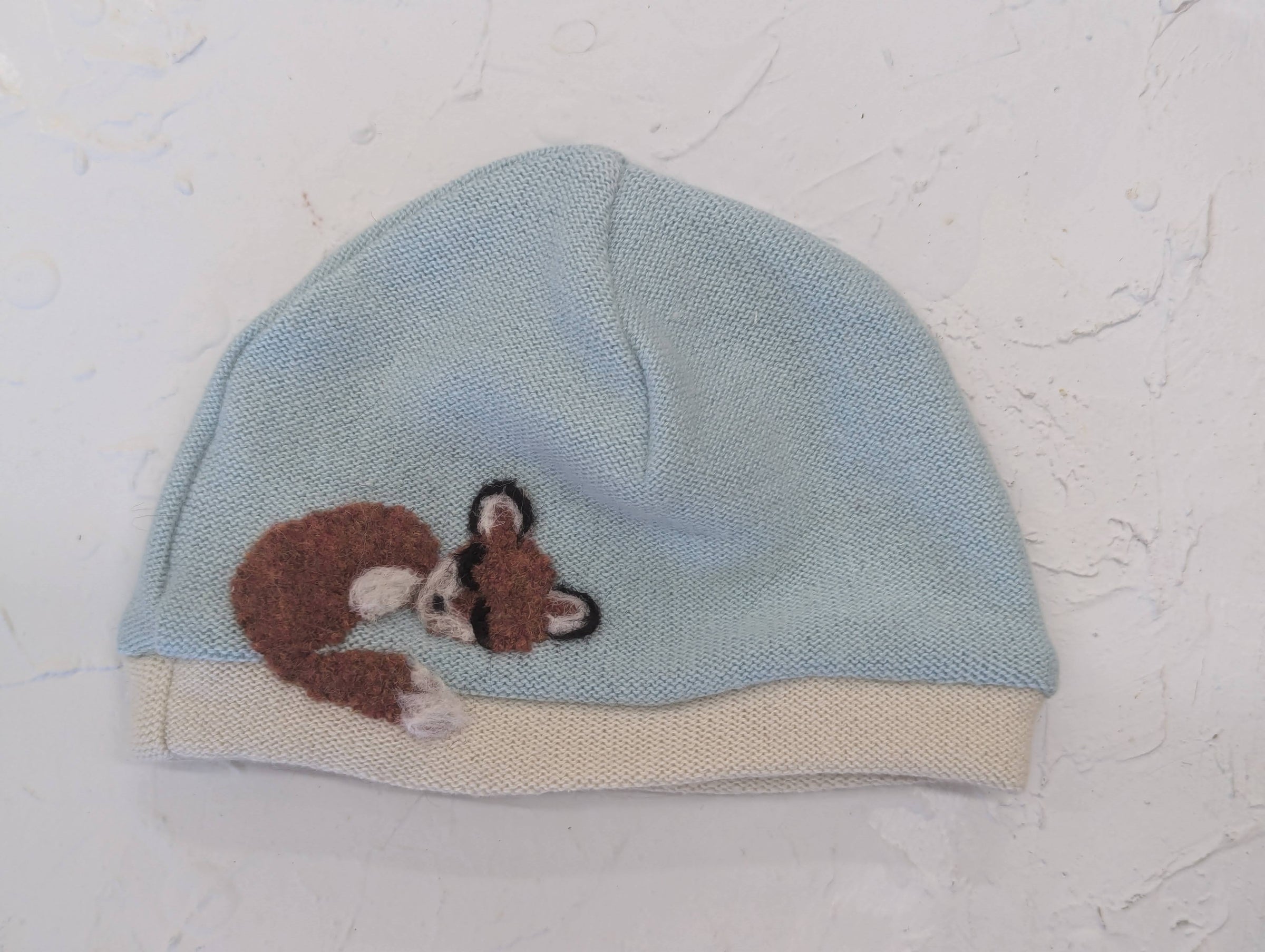 Sleeping Fox Cashmere Hat - Baby - BIG FRENCHIES