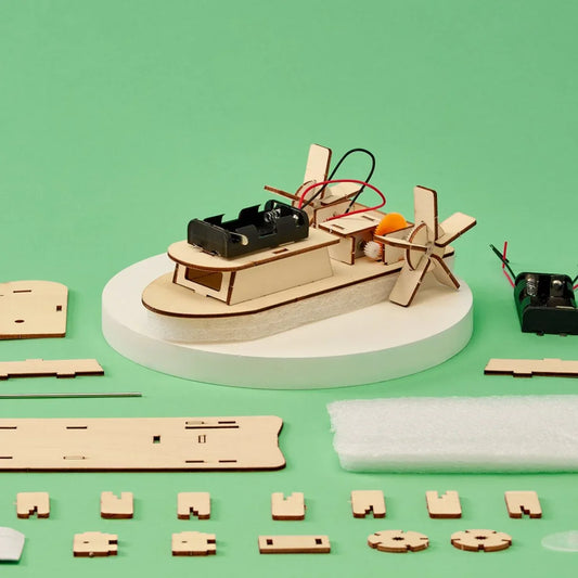 Paddlewheel Boat DIY Kit, Educational STEM Toy - BIG FRENCHIES