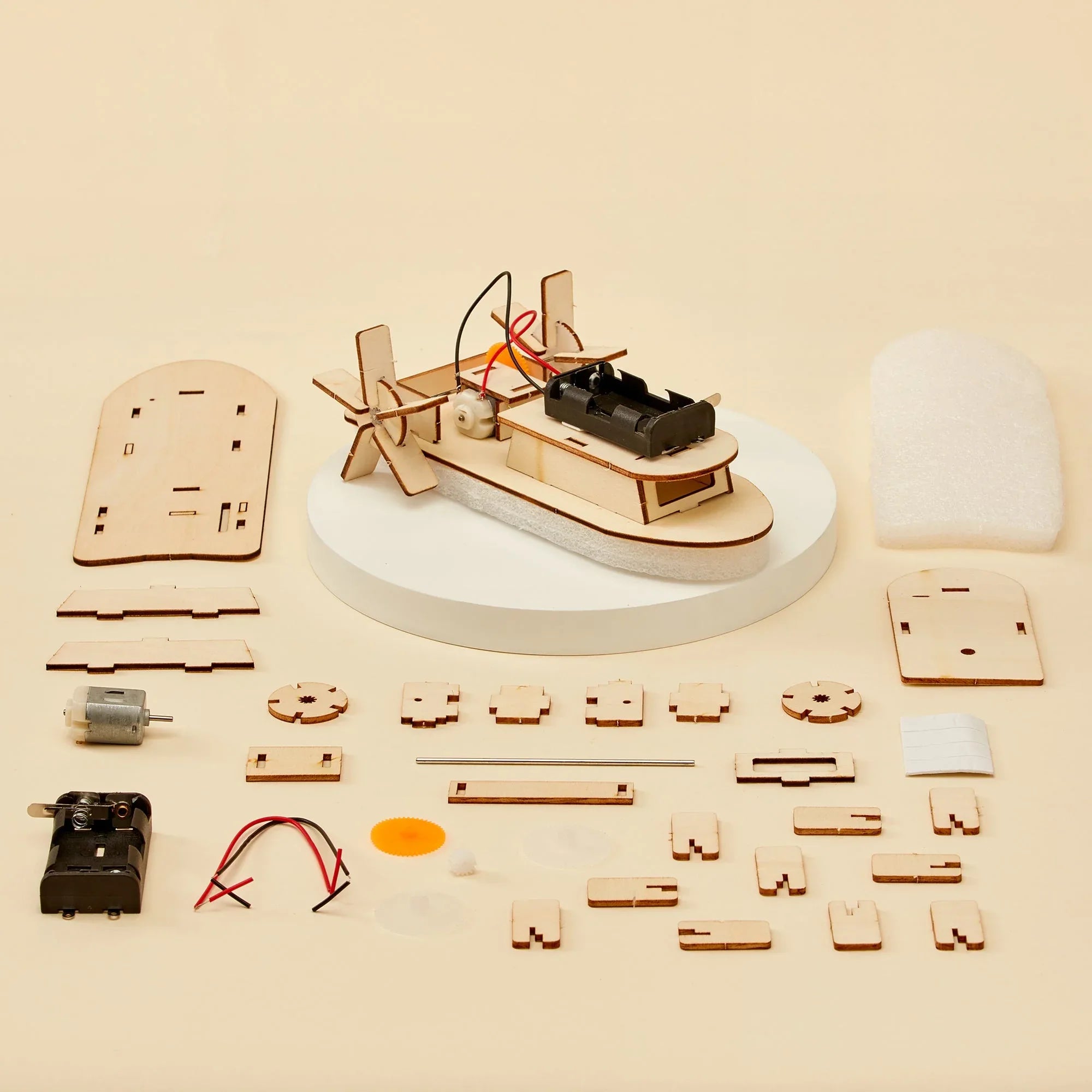 Paddlewheel Boat DIY Kit, Educational STEM Toy - BIG FRENCHIES