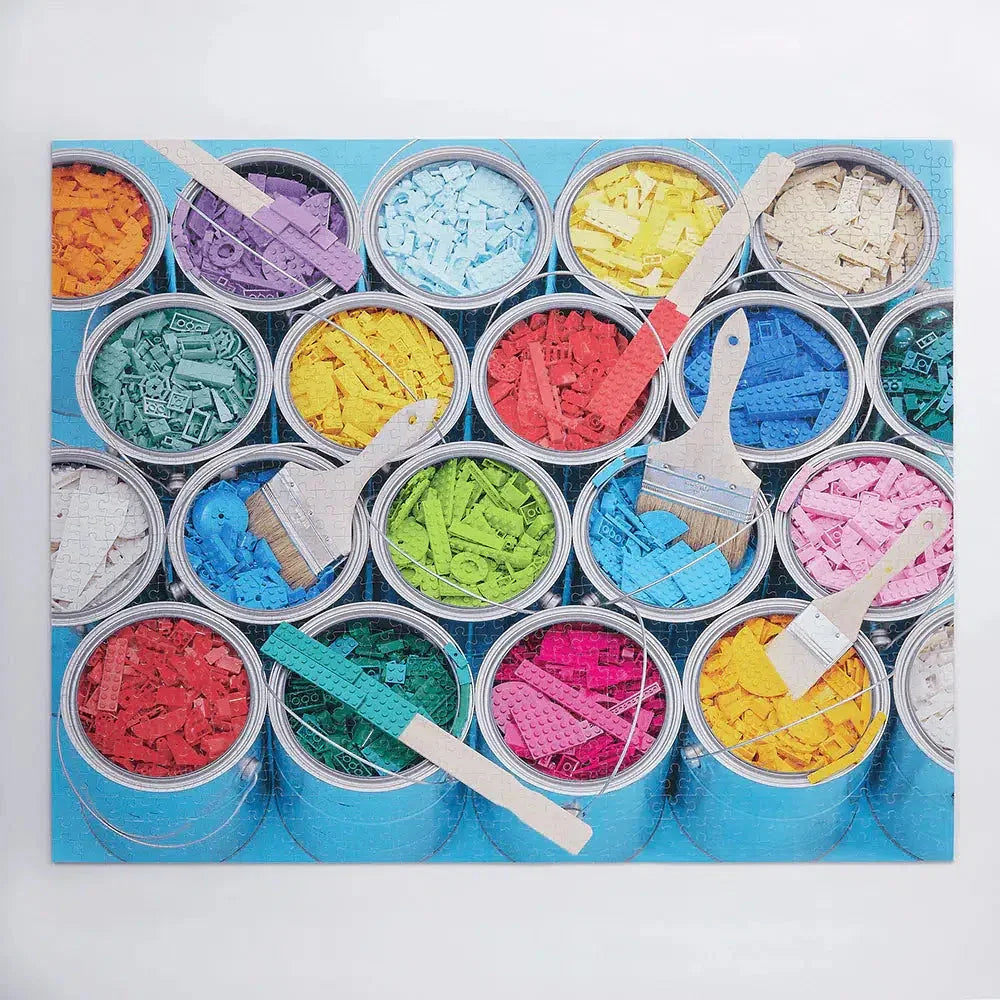 Paint Party LEGO 1000 Piece Jigsaw Puzzle Chronicle - BIG FRENCHIES