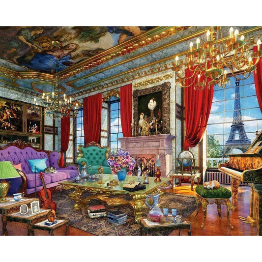 Palace in Paris 1000 Piece Jigsaw Puzzle Springbok