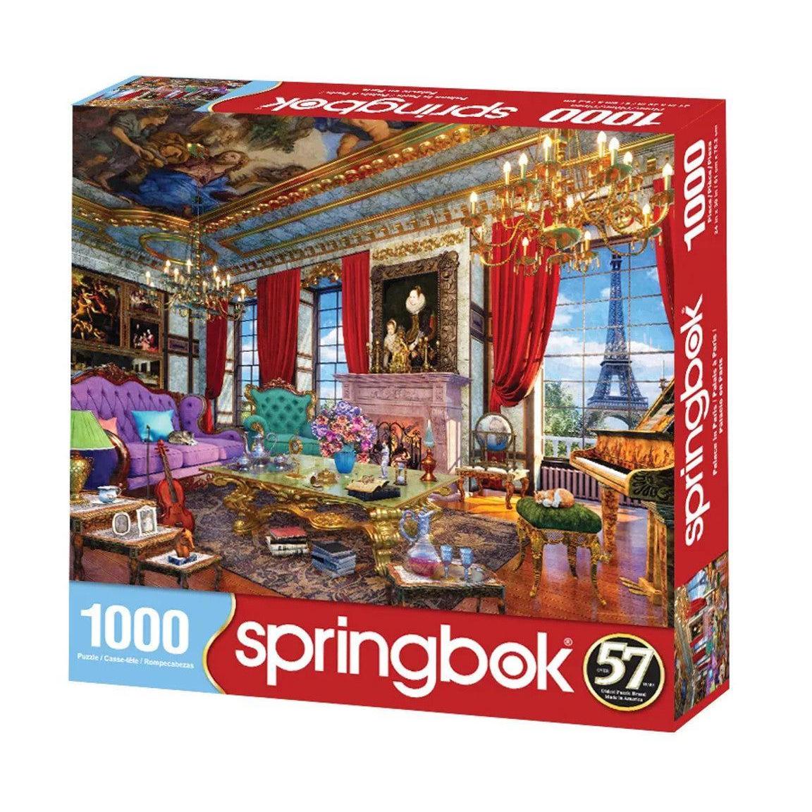 Palace in Paris 1000 Piece Jigsaw Puzzle Springbok