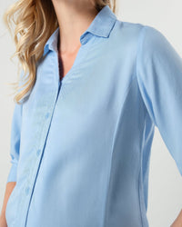 No-Gap Maternity Nursing Button Down Shirt in TENCEL (Regular & Petite) - BIG FRENCHIES