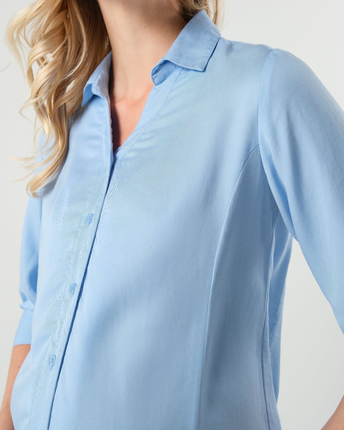 No-Gap Maternity Nursing Button Down Shirt in TENCEL (Regular & Petite) - BIG FRENCHIES