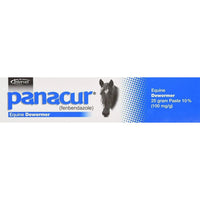 Panacur Equine Paste 10% Horse Wormer 100mg 3-Packs