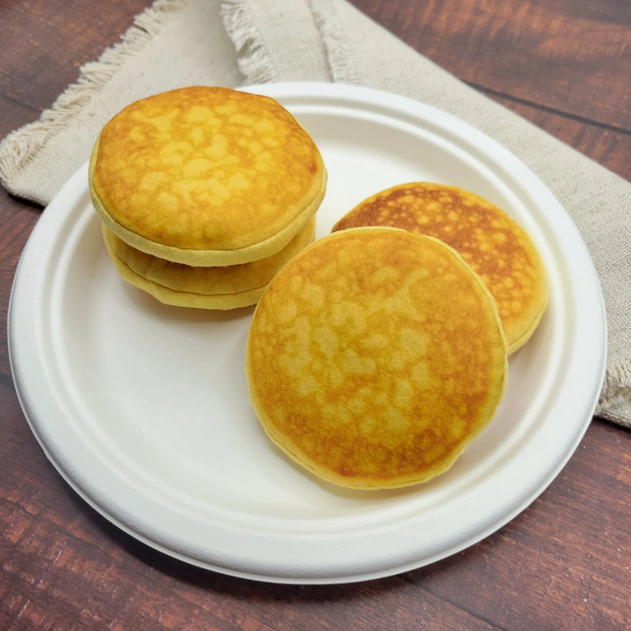 Pancake plush toy Pretend play food - BIG FRENCHIES