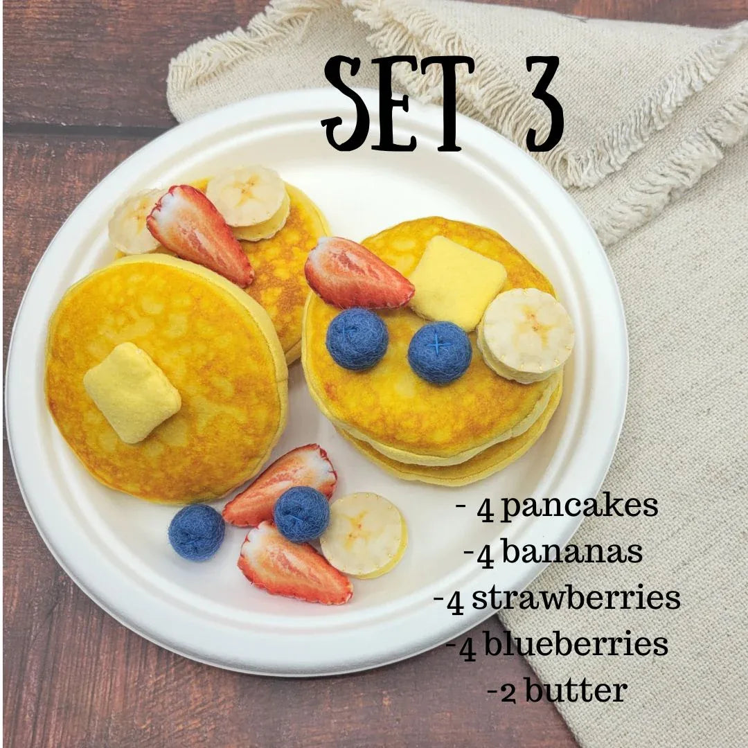 Pancake plush toy Pretend play food - BIG FRENCHIES