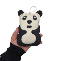 Canvas & Jute Panda-Shaped Dog Chew Toy – Durable, Safe and Non-Toxic - BIG FRENCHIES