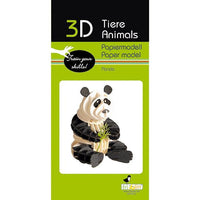 Panda 3D Cardboard Model Kit Fridolin