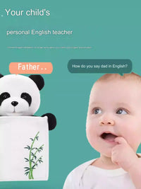 Interactive Hide & Seek Panda Baby Toy - Educational Plush with Voice Recording & Songs