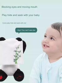 Interactive Hide & Seek Panda Baby Toy - Educational Plush with Voice Recording & Songs
