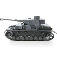 Panzer IV Tank Premium 3D Steel Model Kit Metal Earth