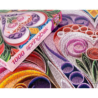 Paper Hearts 1000 Piece Jigsaw Puzzle Springbok - BIG FRENCHIES