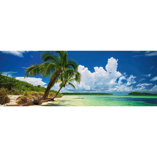 Paradise Palms 2000 Piece Panoramic Jigsaw Puzzle Heye