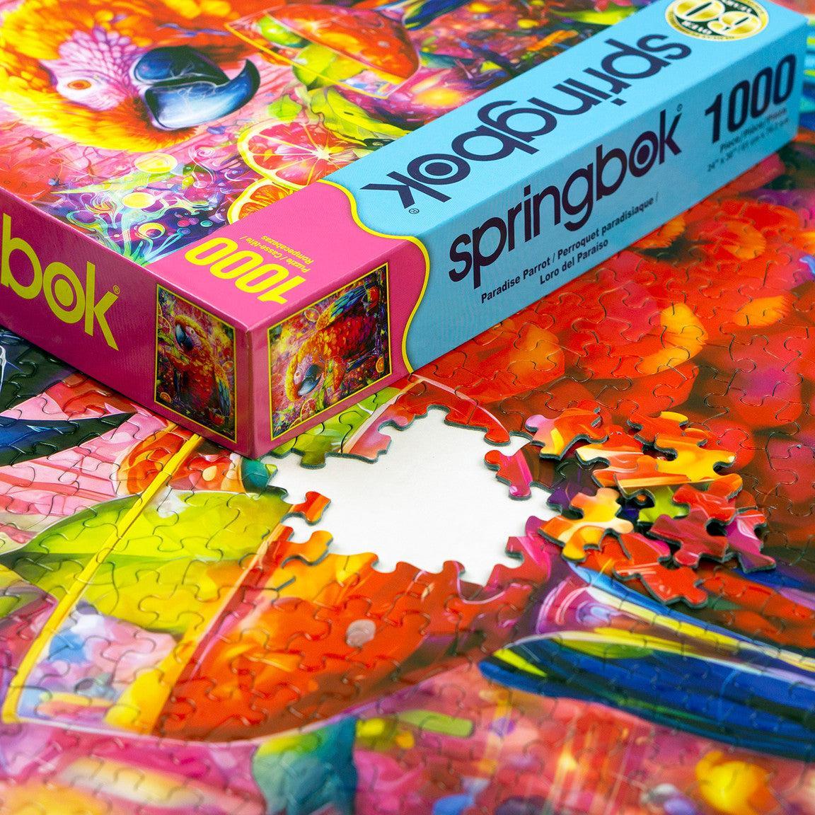 Paradise Parrot 1000 Piece Jigsaw Puzzle Springbok