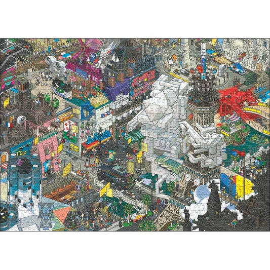Paris Quest Pixorama 1000 Piece Jigsaw Puzzle Heye - BIG FRENCHIES