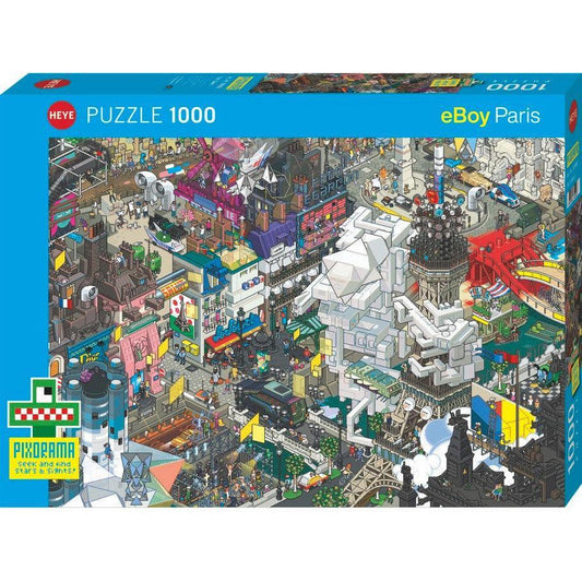 Paris Quest Pixorama 1000 Piece Jigsaw Puzzle Heye - BIG FRENCHIES
