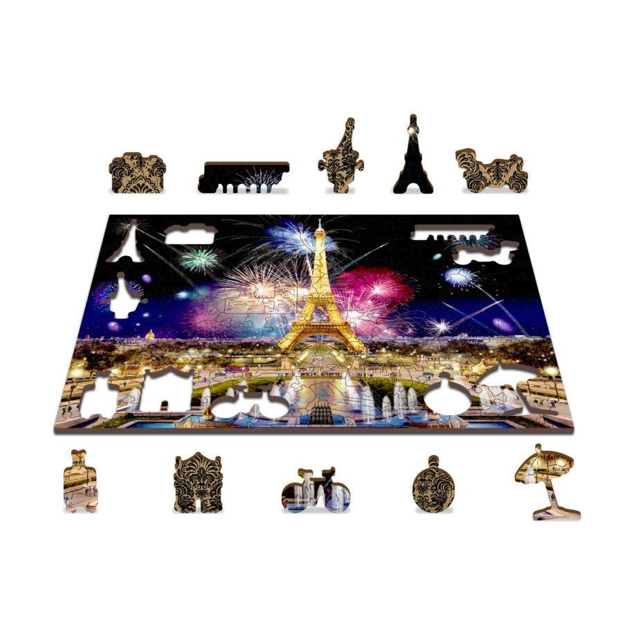Paris by Night 150 Piece Wood Jigsaw Puzzle Wooden City