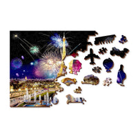 Paris by Night 150 Piece Wood Jigsaw Puzzle Wooden City