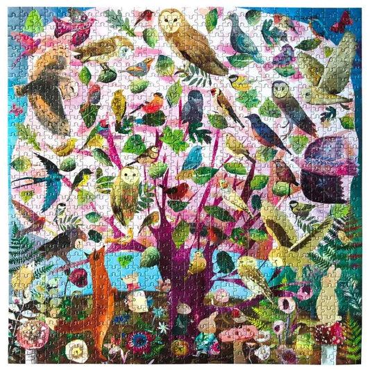 Parliament of Owls 1000 Piece Jigsaw Puzzle eeBoo - BIG FRENCHIES