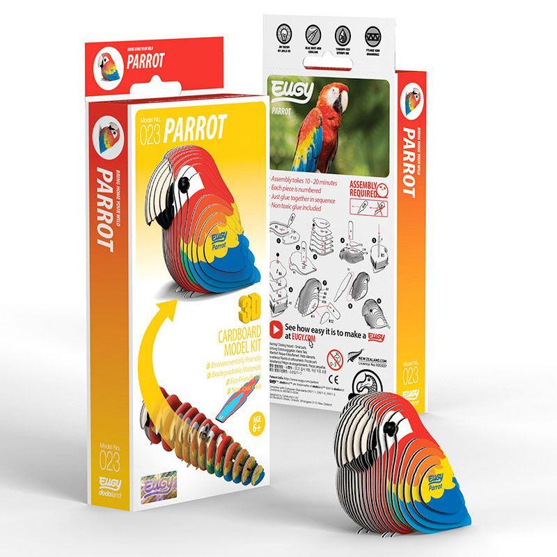 Parrot 3D Cardboard Model Kit Eugy - BIG FRENCHIES