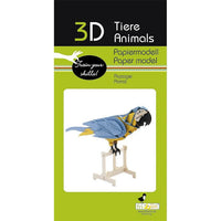 Parrot 3D Cardboard Model Kit Fridolin