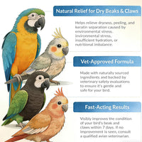 Parrot Beak Claw Moisturizer Cream 80g Anti Cracking Balm Birds Safe Care