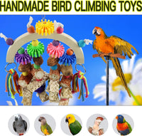 Parrot Bird Toys Natural Chew Corncob Wood Mango Cage Toys Small Medium Birds