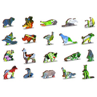 Parrot Island 300 Piece Wood Jigsaw Puzzle Wooden City