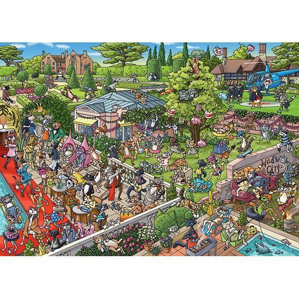 Party Cats 1000 Piece Jigsaw Puzzle Heye - BIG FRENCHIES