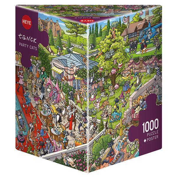 Party Cats 1000 Piece Jigsaw Puzzle Heye - BIG FRENCHIES
