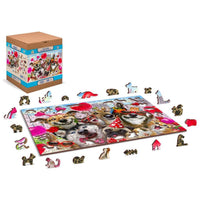 Party Time 150 Piece Jigsaw Puzzle Wooden City - BIG FRENCHIES