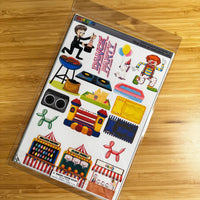 Party: Reusable Decals for Customizing Magnetic Tiles, Plastic Bricks, and more - BIG FRENCHIES