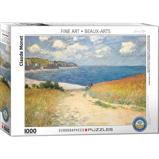 Path through the Wheat Fields by Monet 1000 Piece Jigsaw Puzzle Eurographics - BIG FRENCHIES