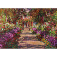 Pathway in Monet's Garden at Giverny 1000 Piece Jigsaw Puzzle Piatnik
