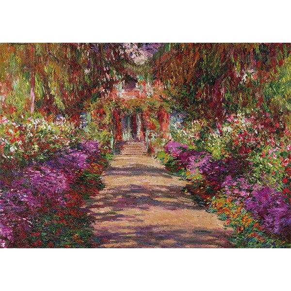 Pathway in Monet's Garden at Giverny 1000 Piece Jigsaw Puzzle Piatnik