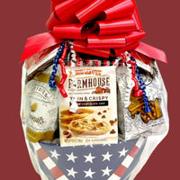 Jenny's Patriotic Gift Basket - BIG FRENCHIES