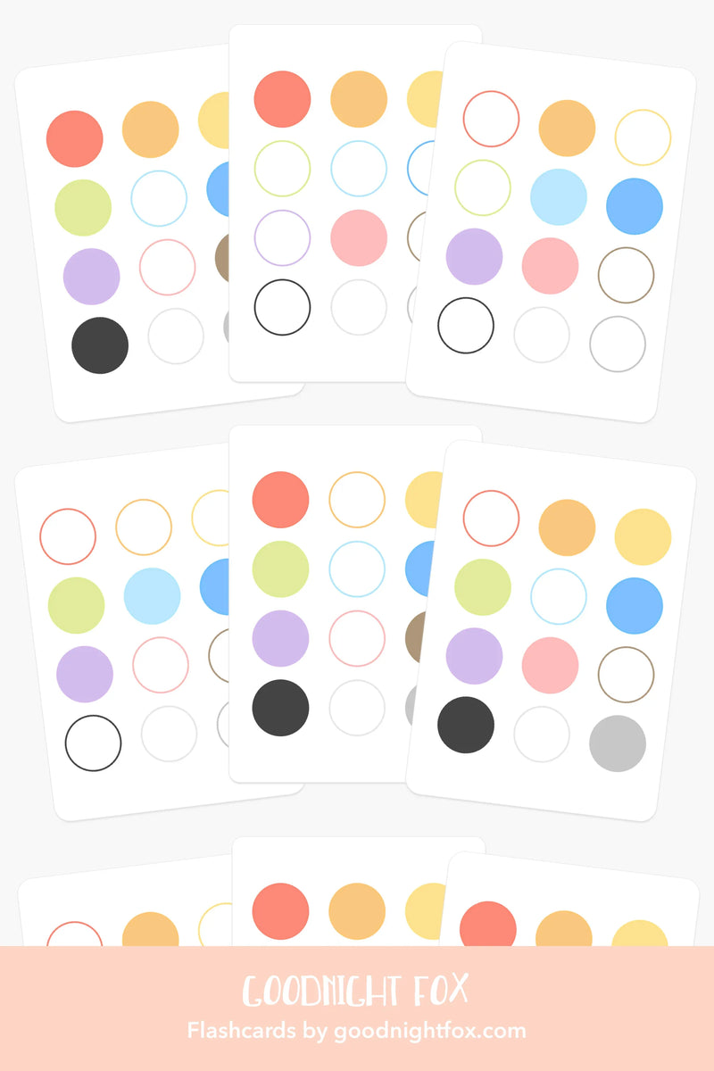 Grid Pattern Ball Flashcards - BIG FRENCHIES