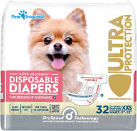Paw Inspired Disposable Dog Diapers – Leakproof Protection for Dogs