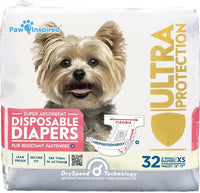 Paw Inspired Disposable Dog Diapers – Leakproof Protection for Dogs