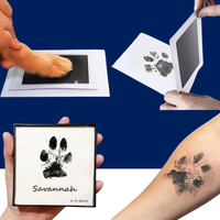 Paw Print Clean Touch Ink Pad – Inkless Pet Paw & Nose Print Keepsake Kit for Dogs & Cats - BIG FRENCHIES